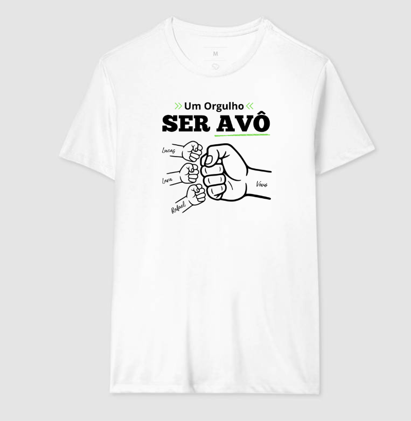 Camiseta Personalizada Orgulho Ser Avô