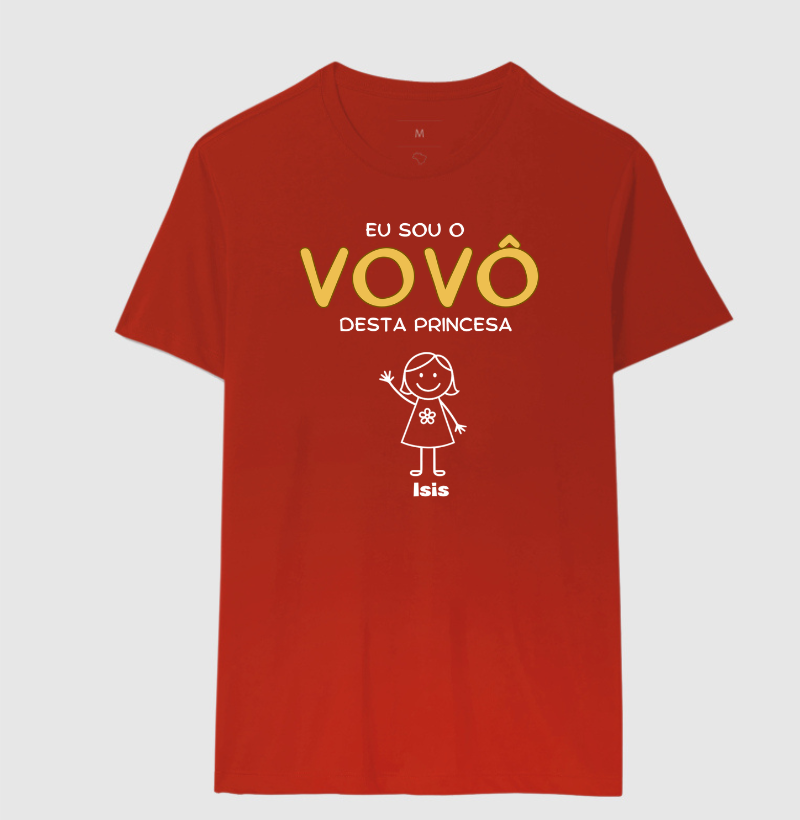 Reinaldo Silveira - Camiseta Branca M - Vermelha 3G