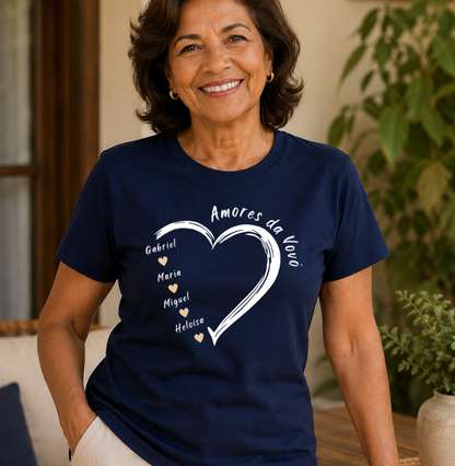 Camiseta Personalizada Amores da Vovó