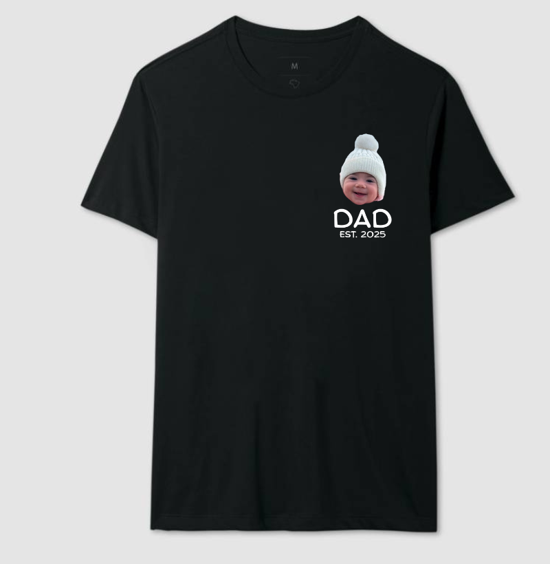 Camiseta Personalizada DAD e ano
