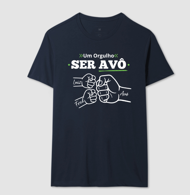 Camiseta Personalizada Orgulho Ser Avô