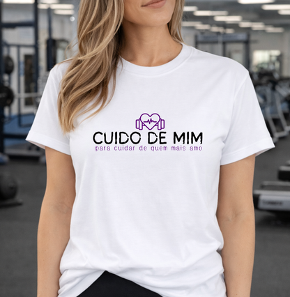 Camiseta Mãe Cuido de Mim- Academia