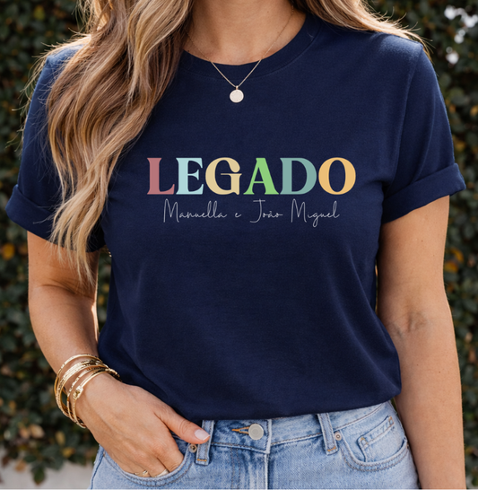 Camiseta Personalizada Legado de mãe
