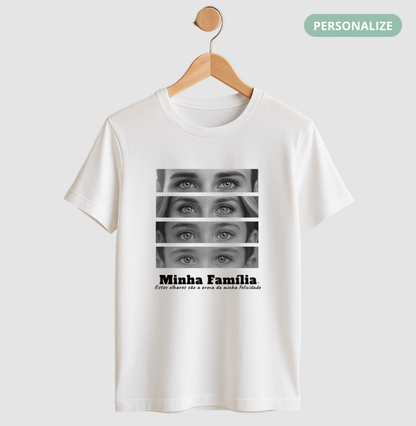 Camiseta Personalizada Família - Olhares