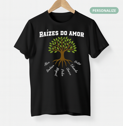 Camiseta Personalizada - Raízes do Amor
