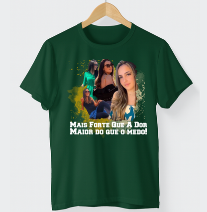 Camiseta Bootleg Personalizada - Mais Forte que a dor