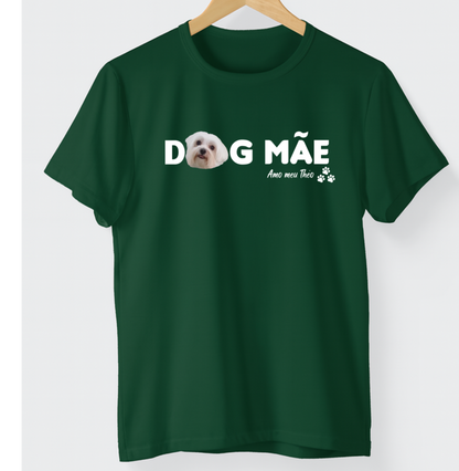 Camiseta Personalizada - Mãe de Cachorro e Gato (DOG e CAT)