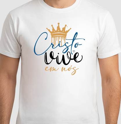 Camiseta - Cristo vive em nós