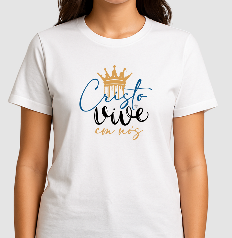 Camiseta - Cristo vive em nós