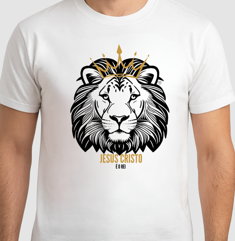 Camiseta Jesus Cristo é o Rei
