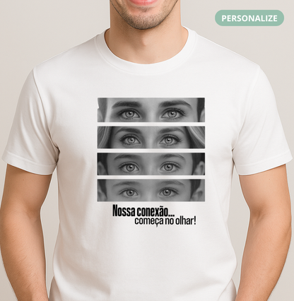 Camiseta Personalizada Olhares