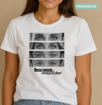 Camiseta Personalizada Olhares