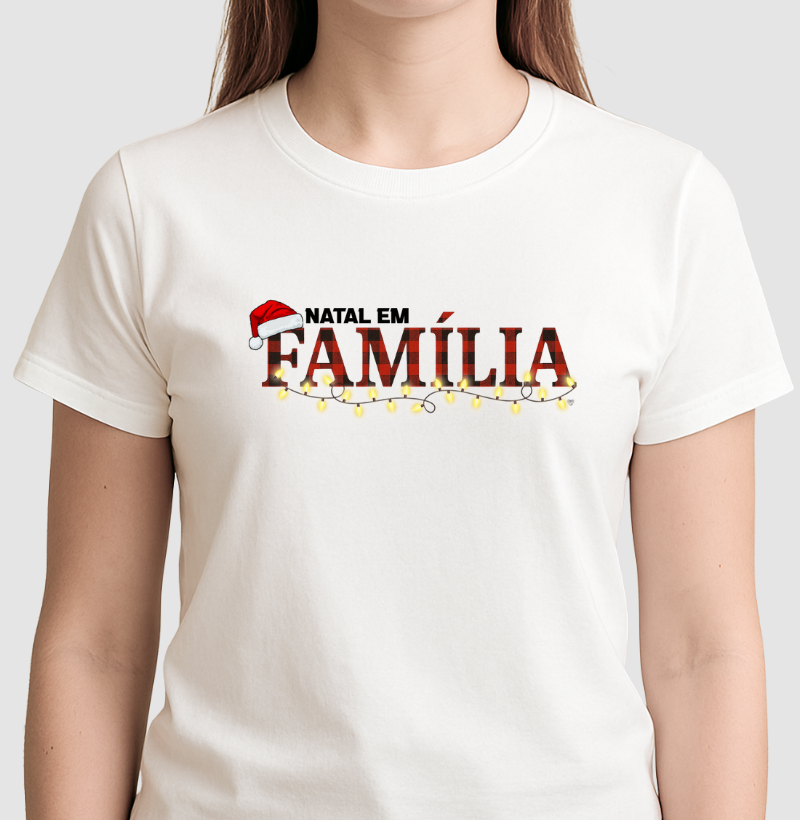 Camiseta Natal em Família