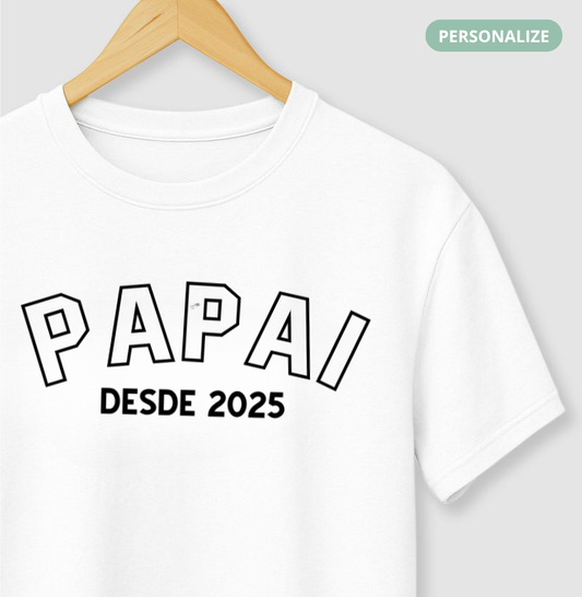 Camiseta Pai - Papai e ano