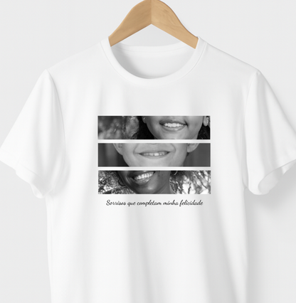 Camiseta Sorrisos de Felicidade