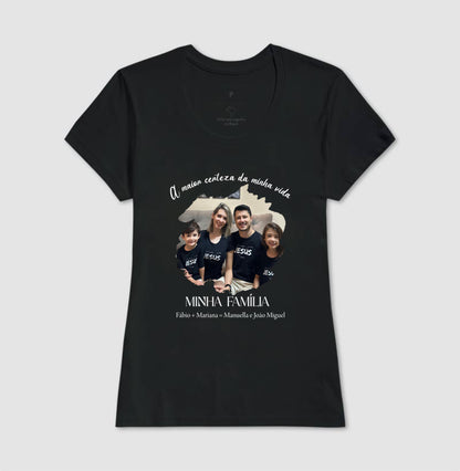 Camiseta Família - A Maior Certeza