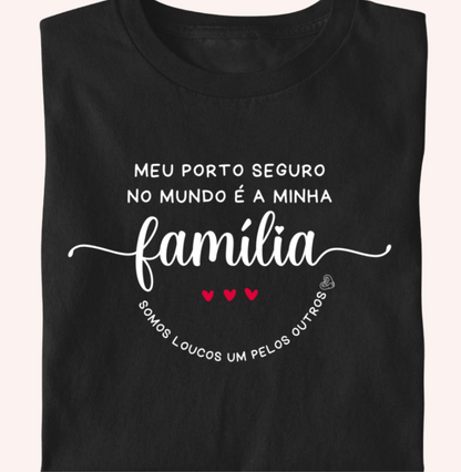 Camiseta Infantil - Família Loucos um pelo outro