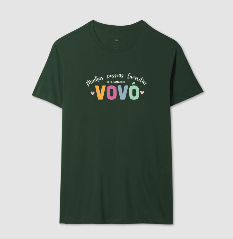 Camiseta minhas pessoas favoritas me chamam de vovó