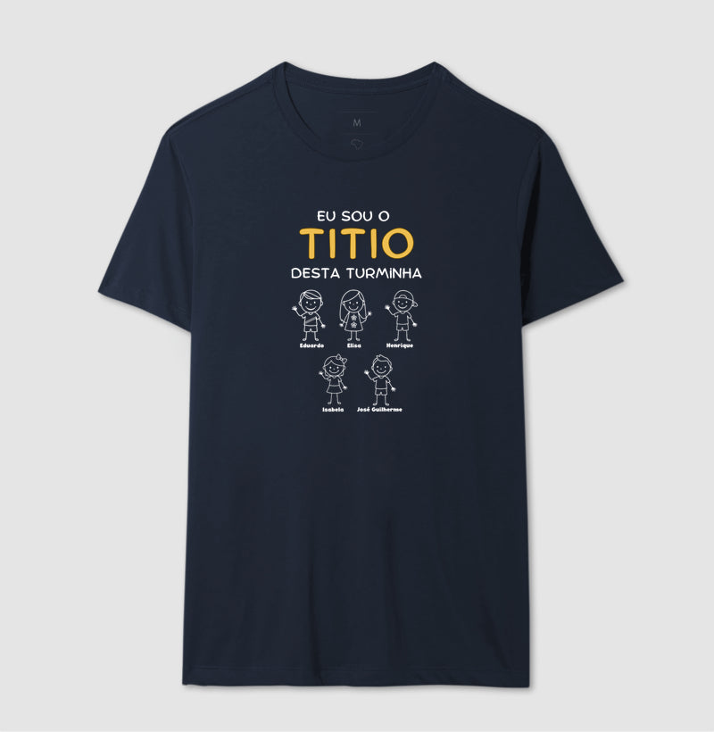 Camiseta Personalizada Eu sou o Titio/Titia desta turminha