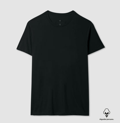Camiseta Algodão Peruano Lisa