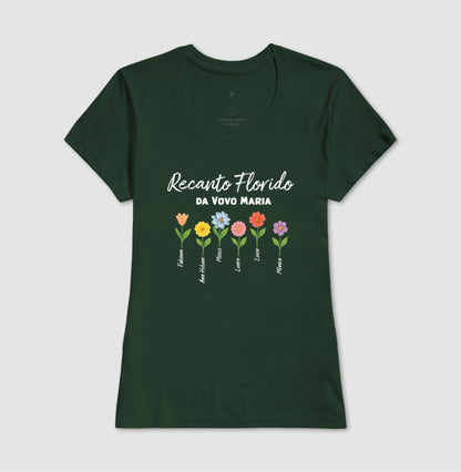 Camiseta Personalizada Recanto Florido da Vovó