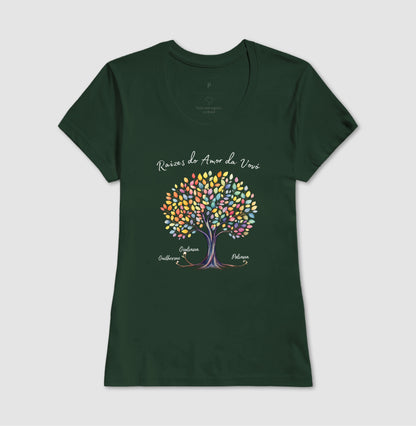 Camiseta Personalizada Raízes do amor da vovó