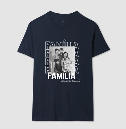 Camiseta - Família Amor maior do mundo