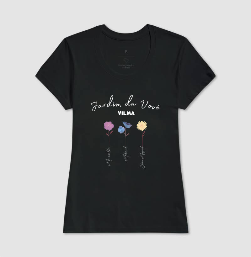 Camiseta Personalizada - Jardim da Vovó