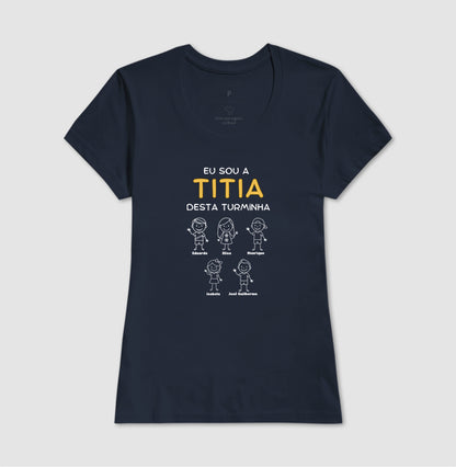 Camiseta Personalizada Eu sou o Titio/Titia desta turminha