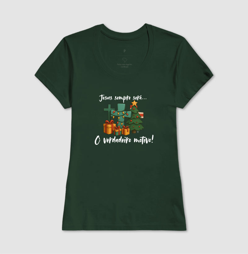 Camiseta verdadeiro sentido do natal