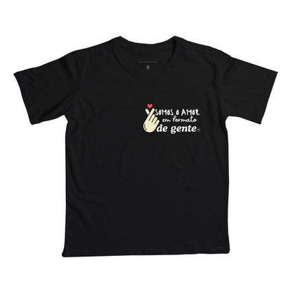 Camiseta Infantil Família Formato de Gente