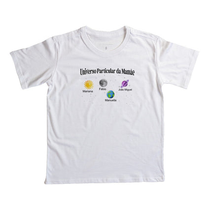 Camiseta Infantil Personalizada - Universo Particular