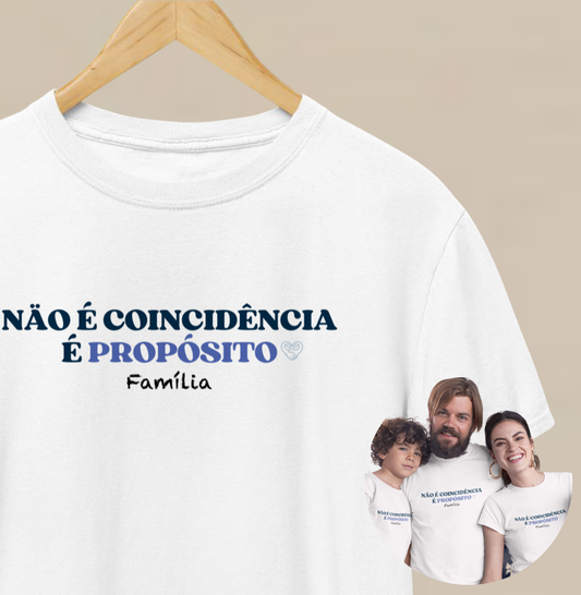 Camiseta - Não é coicidência