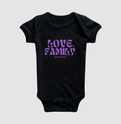 Body Infantil - Família Love Family