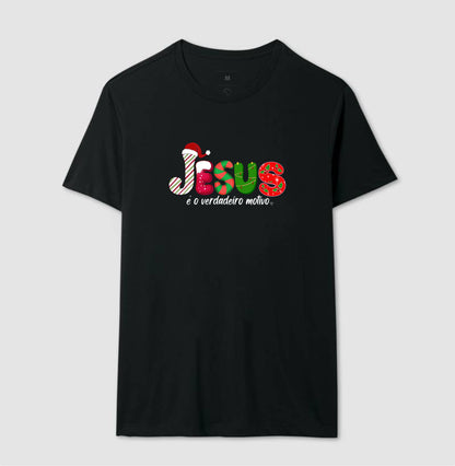 Camiseta Natal Jesus é o motivo