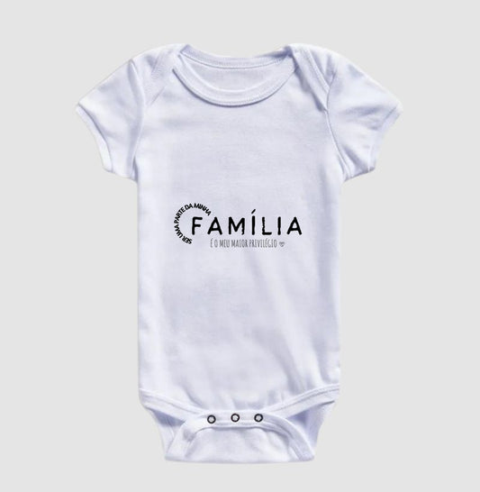 Body Infantil - Família maior Privelégio