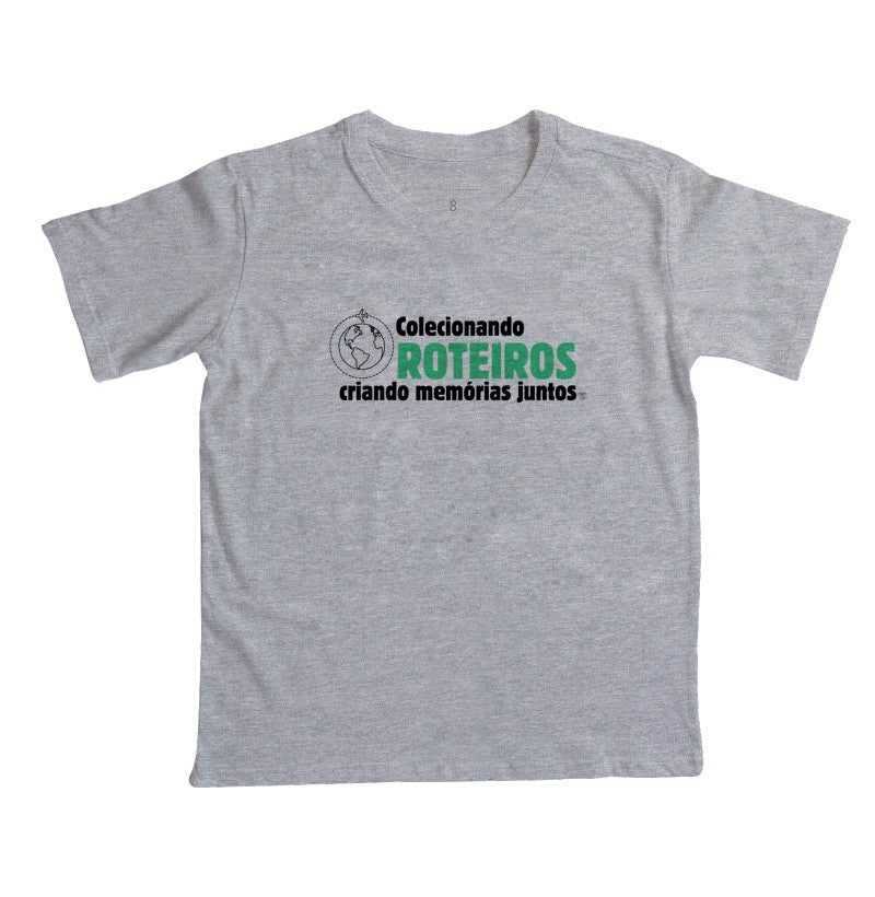 Camiseta Infantil Viagem Colecionando Roteiros