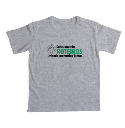 Camiseta Infantil Viagem Colecionando Roteiros