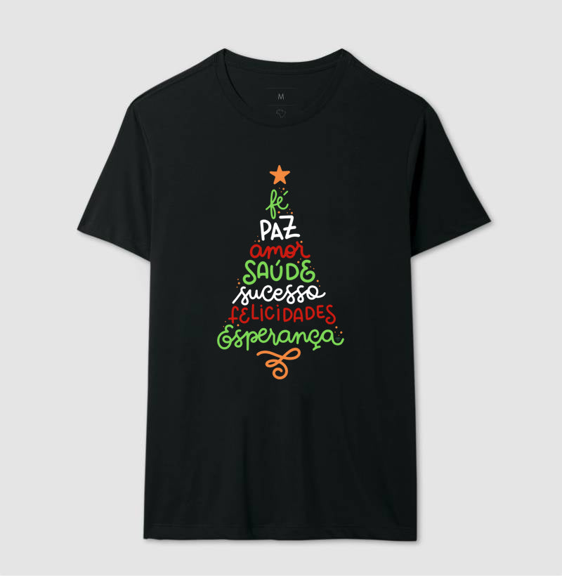 Camiseta Natal Árvore da positividade