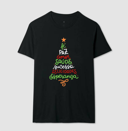 Camiseta Natal Árvore da positividade