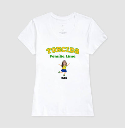 Camiseta Personalizada Torcida da Família
