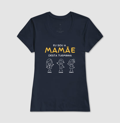 Camiseta Personalizada Eu sou a Mamãe desta turminha