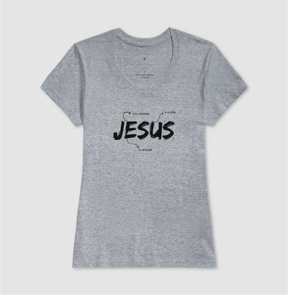 Camiseta Jesus é o caminho, verdade e vida