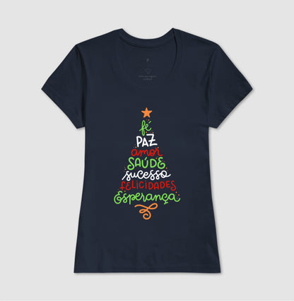 Camiseta Natal Árvore da positividade