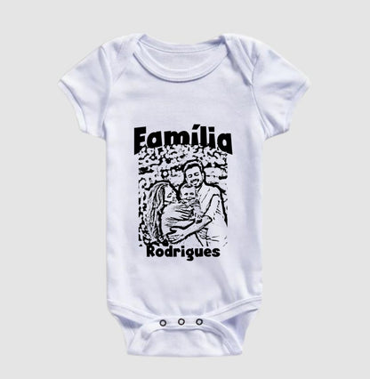 Body Infantil - Retrato Família
