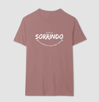 Camiseta - Se me ver sorrindo
