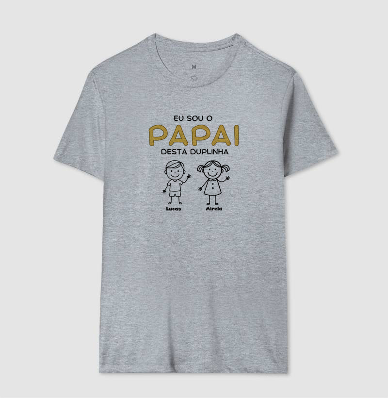 Camiseta Personalizada Eu sou o Papai desta turminha
