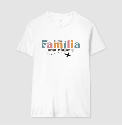 Camiseta Família Ama Viajar