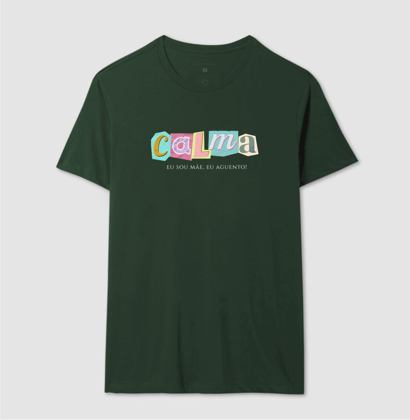Camiseta Calma, mas com café na veia