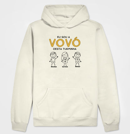 Moletom Personalizado Eu sou a Vovó/Vovô desta turminha